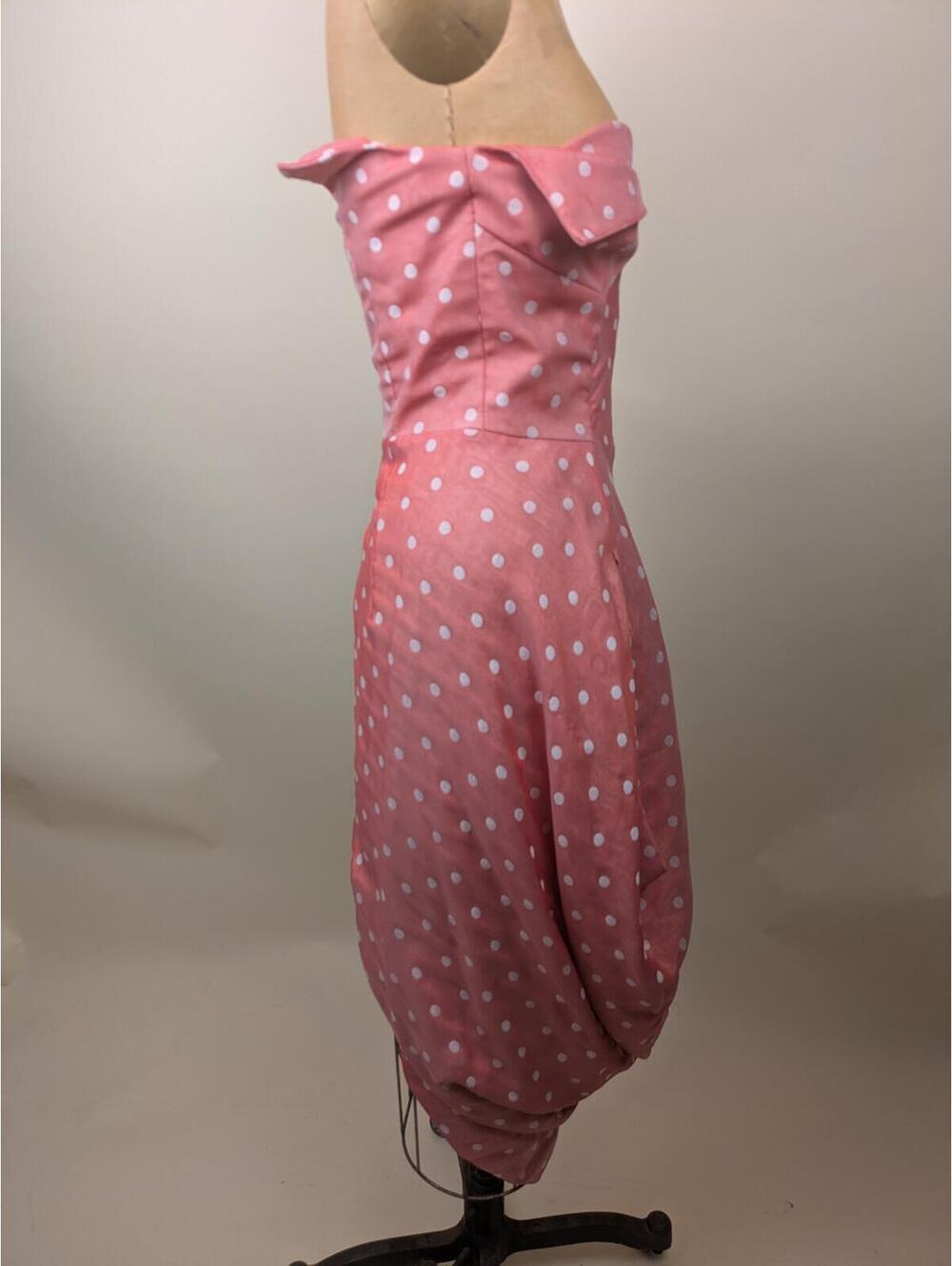 2010's vivienne westwood red label pink polka dot corset dress - Picture 9 of 9